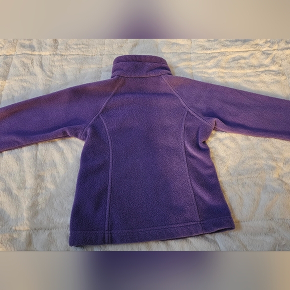Columbia Girls Fleece Zip-Up Size 4/5 (XXS) - Picture 3 of 5